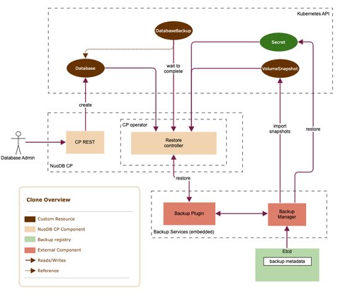Database clone flow